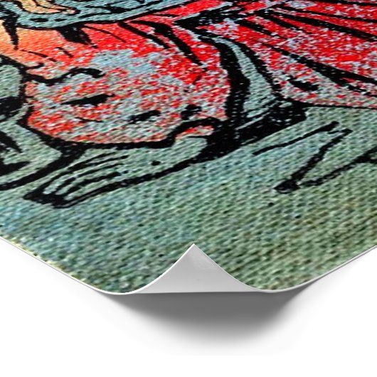 Door het kijkglazen Poster (Hoek)