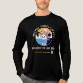 Door het leven huppelen Tri-Blend shirt (Voorkant volledig)