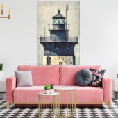 door het licht canvas afdruk (Insitu (Woonkamer))