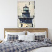 door het licht canvas afdruk (Insitu (Slaapkamer))