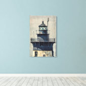 door het licht canvas afdruk (Insitu (Houten vloer))