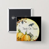 door het licht van de Button van de maan (Voorkant /achterkant)