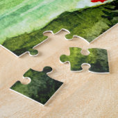 Door het licht van de Silvery Moon Jigzaag Puzzle Legpuzzel (Zijkant)