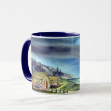 Door het licht van de Waterverf van de Silvery Moo