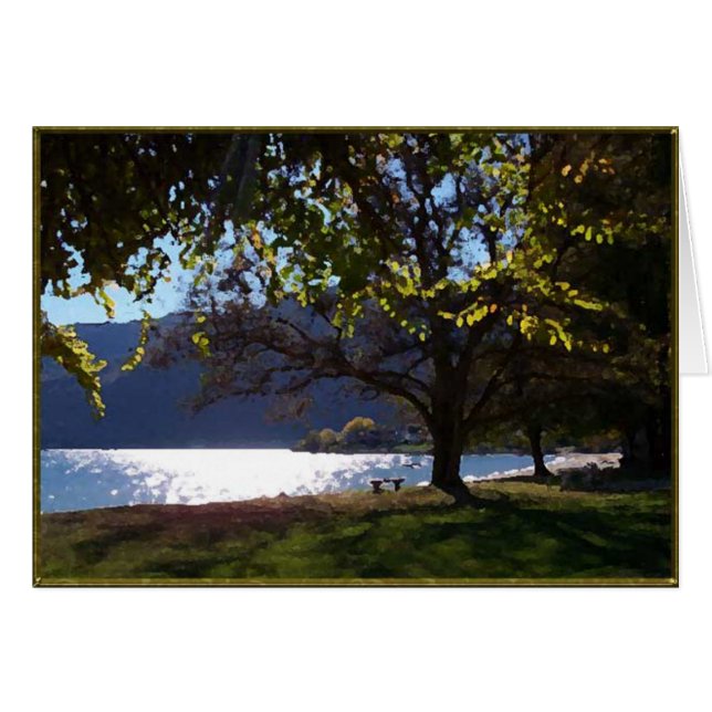 Door het meer (Voorkant Horizontaal)