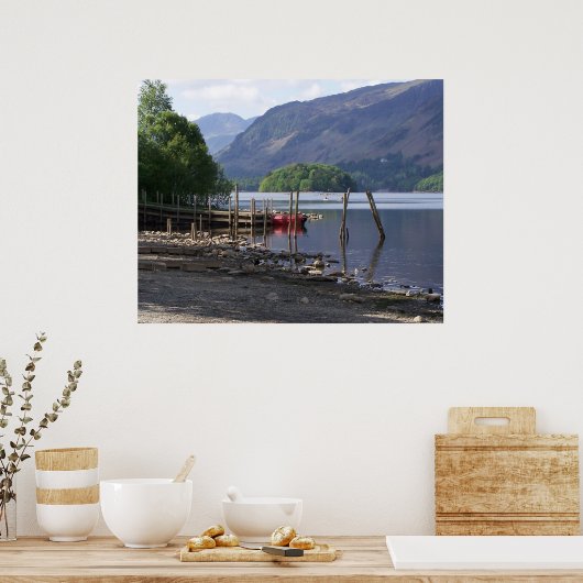 Door het meer poster (Keuken)