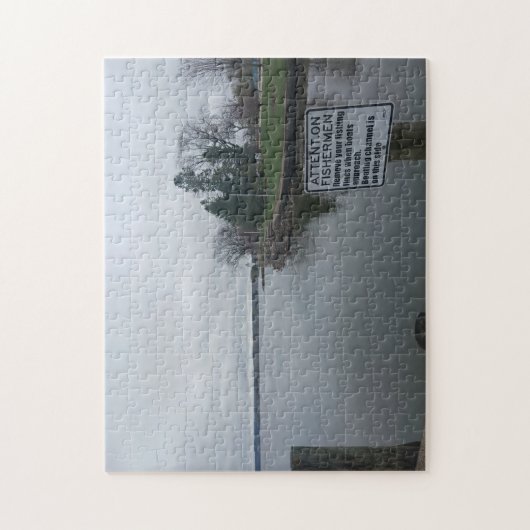 Door het meer van Jigzaag Puzzle Legpuzzel (Verticaal)