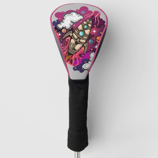 Door het melkwegstelsel golfheadcover (Voorkant)