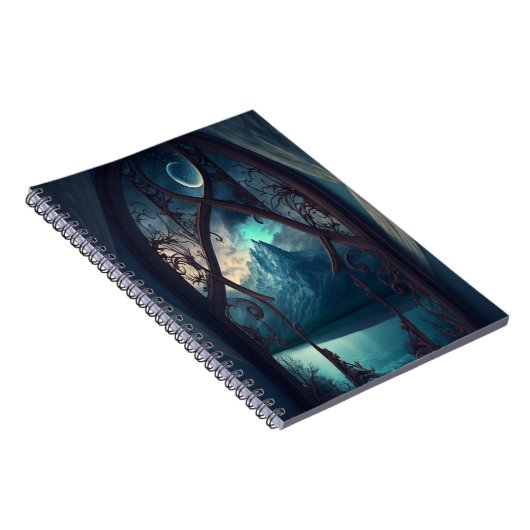 Door het Moonlit Venster Notitieboek (Rechterzijde)