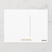 Door het oog van een paardenpostkaart briefkaart (Achterkant)