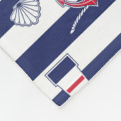 Door het patroon van het Zee Fleece Deken (Hoek)