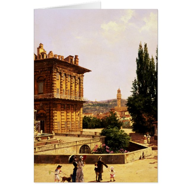 Door het Pitti-paleis, Florence (Voorkant)