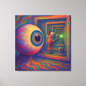"Door het prisma van het zicht" Canvas Afdruk (Voorkant)