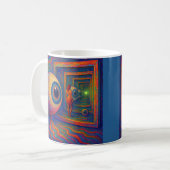 "Door het prisma van het zicht" Koffiemok (Voorkant links)