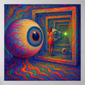 "Door het prisma van het zicht" Poster (Voorkant)