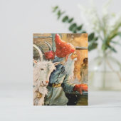 "Door het raam" door Jenny Nystrom Briefkaart (Staand voorkant)