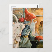 "Door het raam" door Jenny Nystrom Briefkaart (Voorkant / Achterkant)