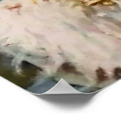 "Door het raam" door Jenny Nystrom Poster (Hoek)