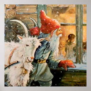 "Door het raam" door Jenny Nystrom Poster