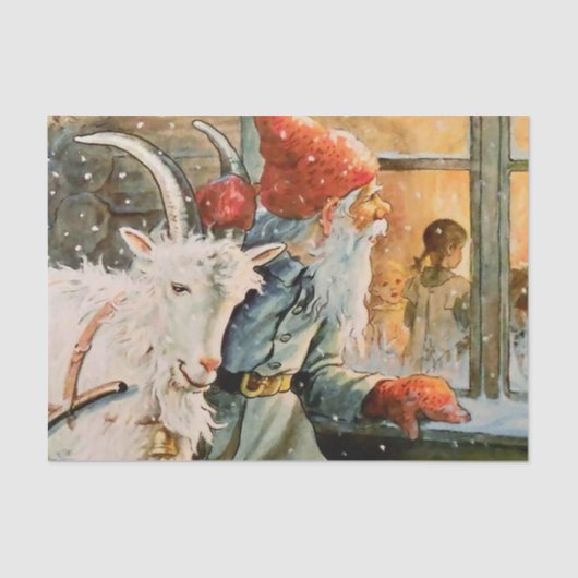 "Door het raam" door Jenny Nystrom Tissuepapier (Voorkant)