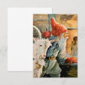 “Door het raam” van Jenny Nystrom RSVP Kaartje (Voorkant / Achterkant)