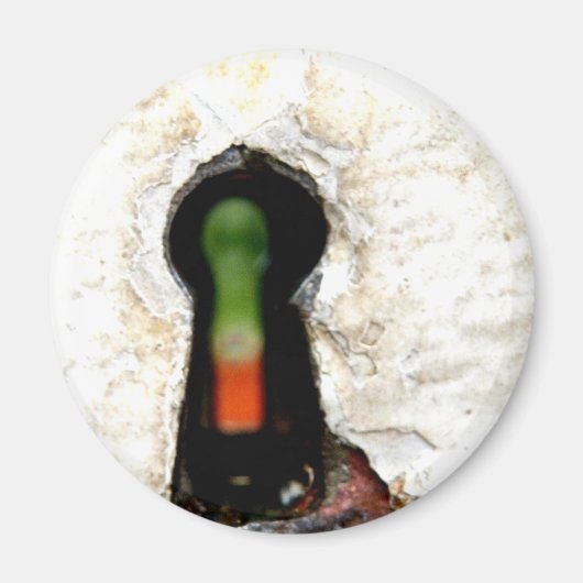 Door het sleutelgat magneet (Voorkant)