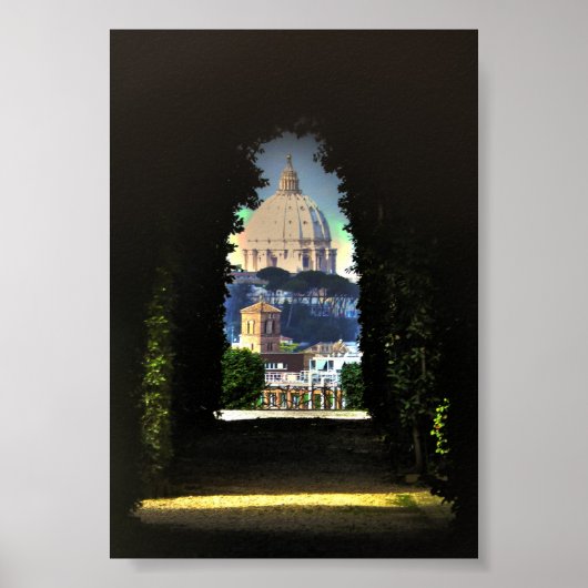 Door het sleutelgat poster (Voorkant)