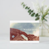 door het statische briefkaart (Staand voorkant)