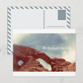 door het statische briefkaart (Voorkant / Achterkant)