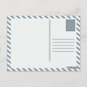 door het statische briefkaart (Achterkant)