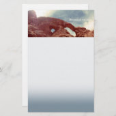 door het statische briefpapier (Voorkant / Achterkant)