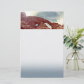 door het statische briefpapier (Staand voorkant)