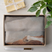 Door het stof galopperende paarden decoupage tissuepapier (Geschenk)