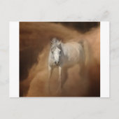 Door het stof storm briefkaart (Voorkant)