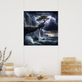 Door het Storm heen, dat verdraag ik. Poster (Keuken)