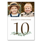 Door het Tabelnummer van de Berichten van de Foto' Kaart (Voorkant)