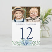 Door het Tabelnummer van de Berichten van de Foto' Kaart (Staand voorkant)