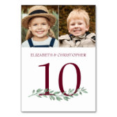 Door het Tabelnummer van de Berichten van de Foto' Kaart (Voorkant)