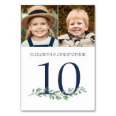 Door het Tabelnummer van de Berichten van de Foto' Kaart (Achterkant)