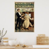 Door het  theater van de Golven van het Zad Zee Poster (Keuken)