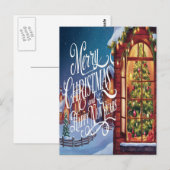 Door het vakantievenster briefkaart (Voorkant / Achterkant)