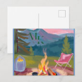 Door het vuur briefkaart (Voorkant / Achterkant)