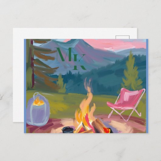 Door het vuur briefkaart (Voorkant / Achterkant)