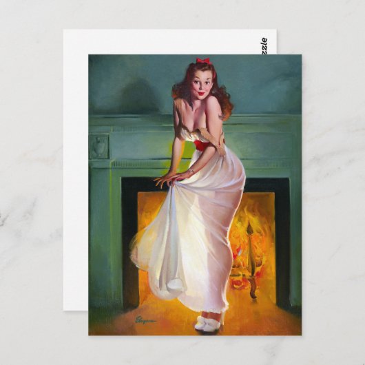 Door het vuur omhoog briefkaart (Voorkant / Achterkant)