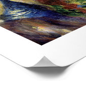 "Door het water" van Pierre-Auguste Renoir Poster (Hoek)