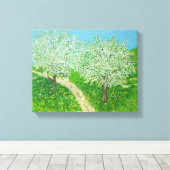 Door het weide - van de originele kunst van de Wat Canvas Afdruk (Insitu (Houten vloer))