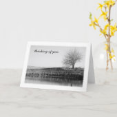 Door het Wenskaart van de Vijver Kaart (Gele Bloem)