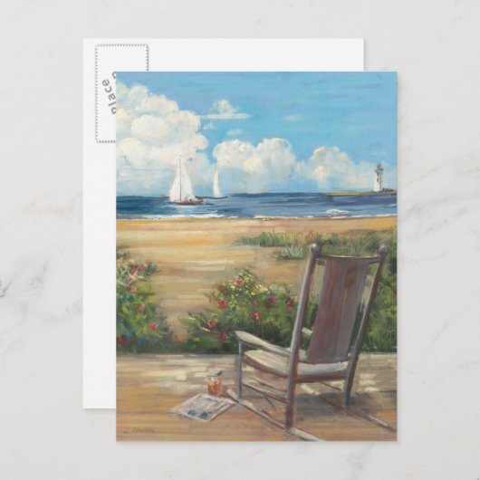 Door het Zee Briefkaart (Voorkant / Achterkant)