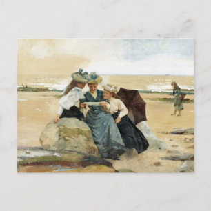 Door het zee briefkaart