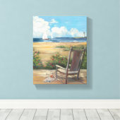 Door het Zee Canvas Afdruk (Insitu (Houten vloer))